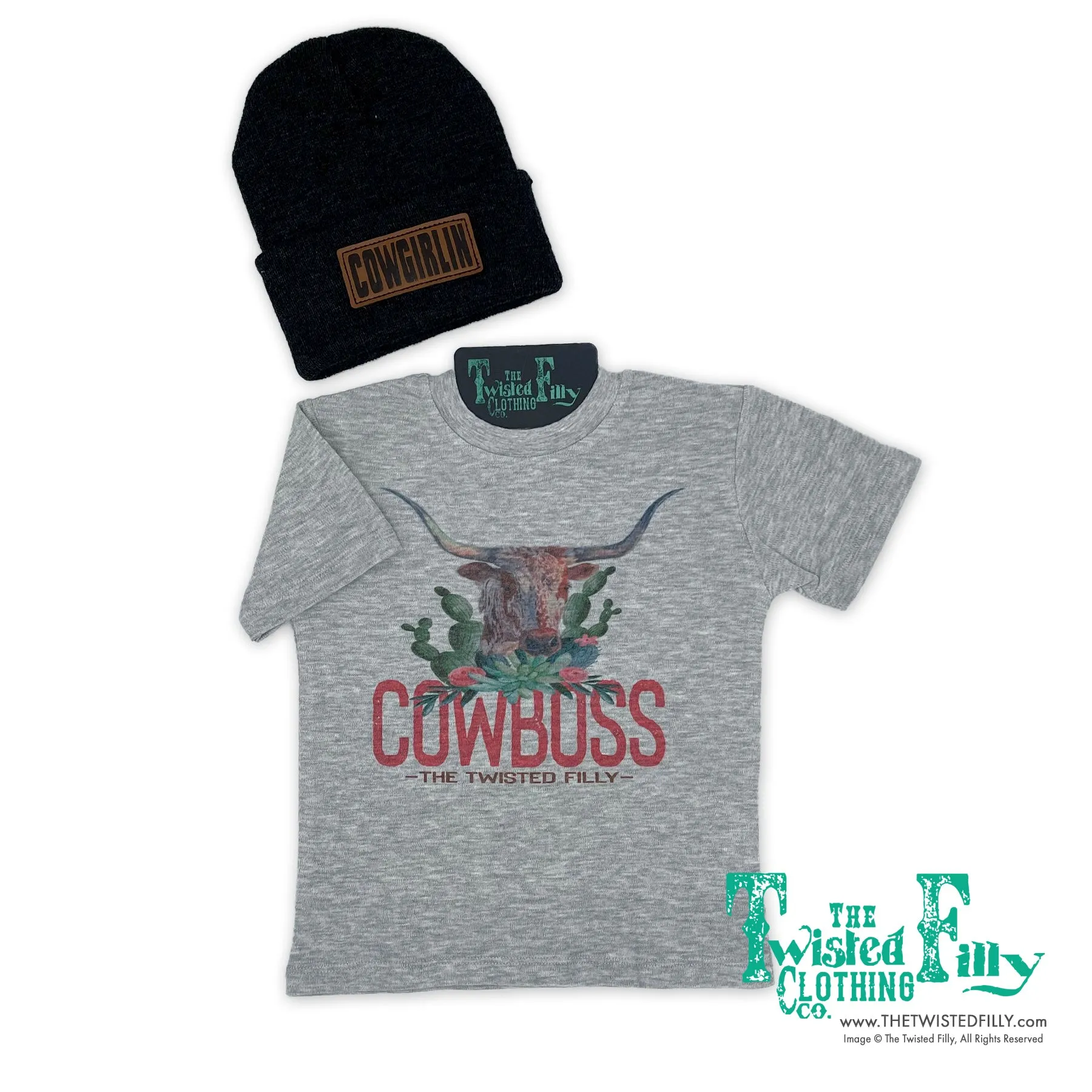 Cowboss - S/S Adult Women's Tee - Gray
