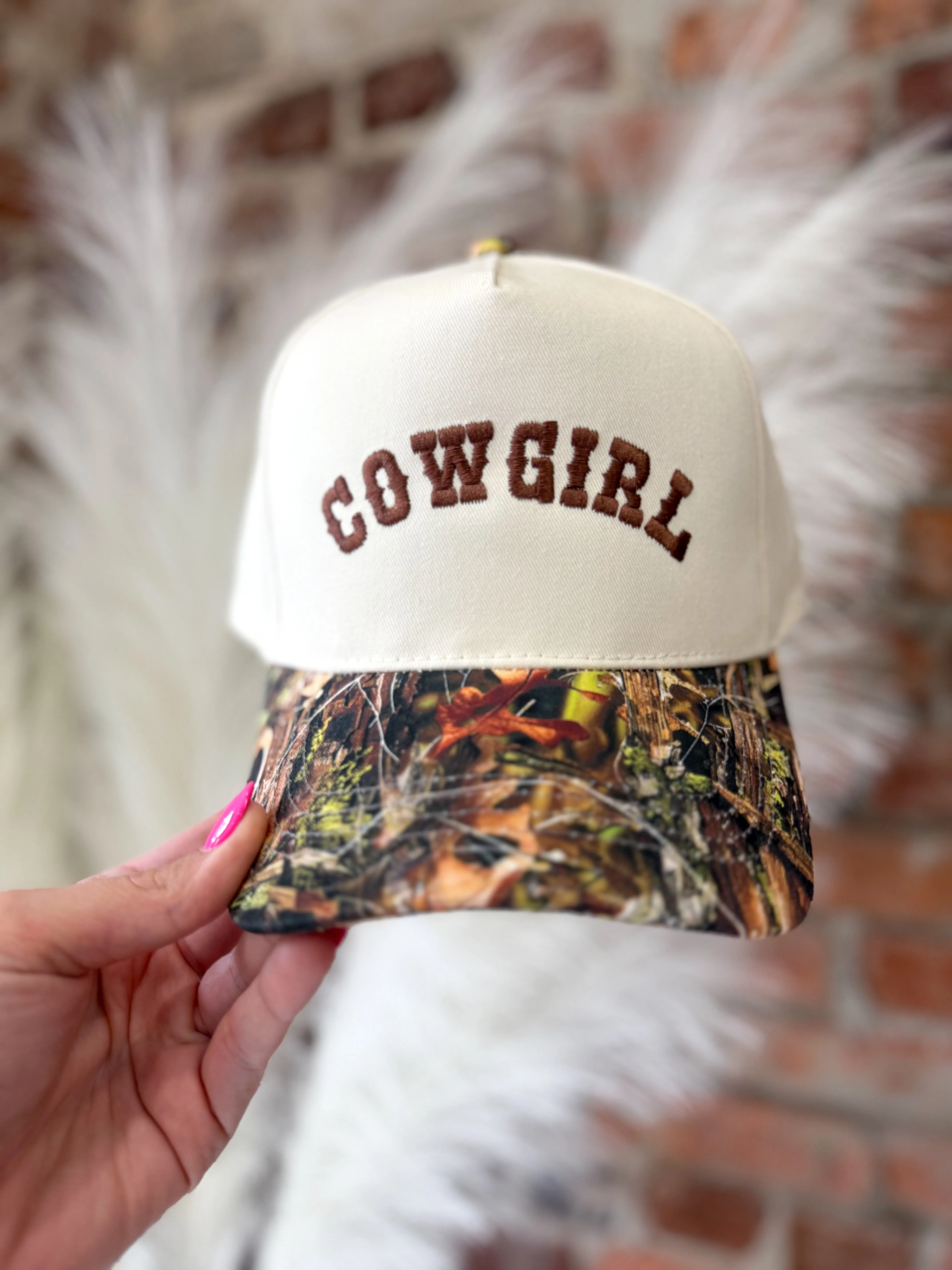 Cowgirl Camo Trucker Hat
