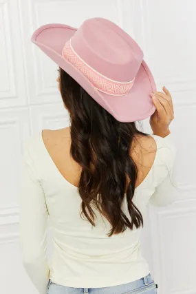 Cowgirl Hat in Blush Pink