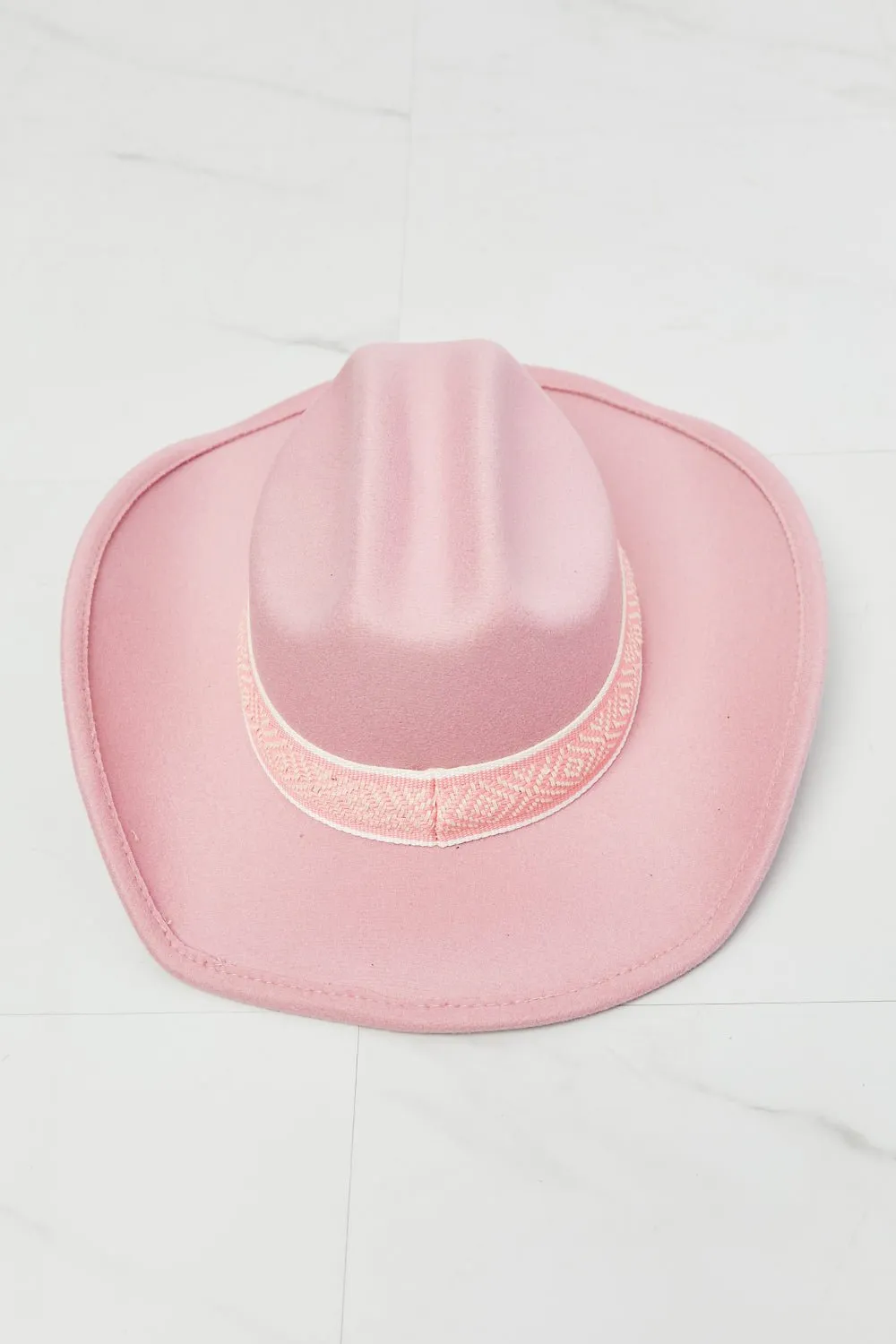 Cowgirl Hat in Blush Pink