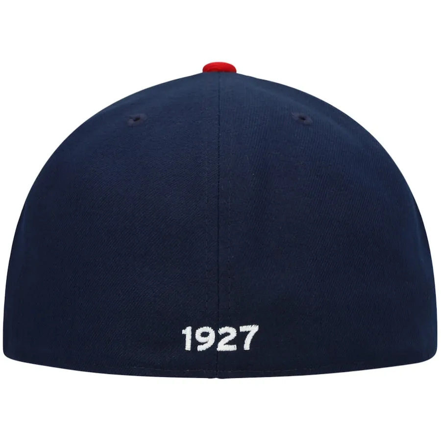 Cruz Azul Fitted Fan Ink Cap Hat Navy Red