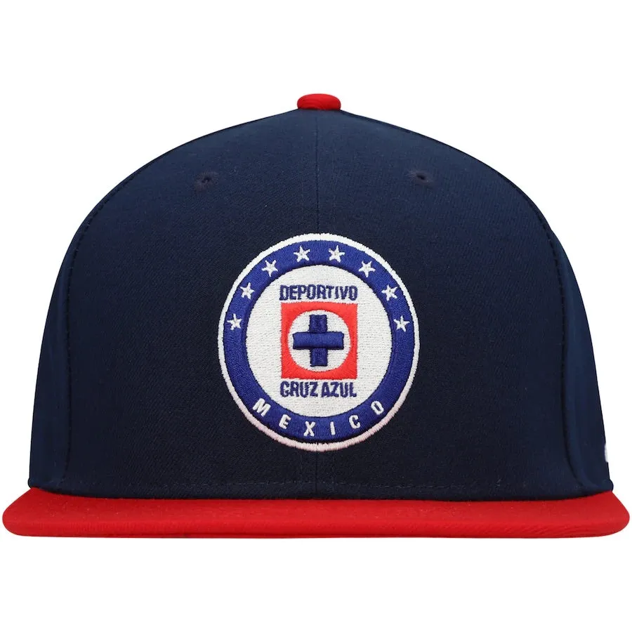 Cruz Azul Fitted Fan Ink Cap Hat Navy Red
