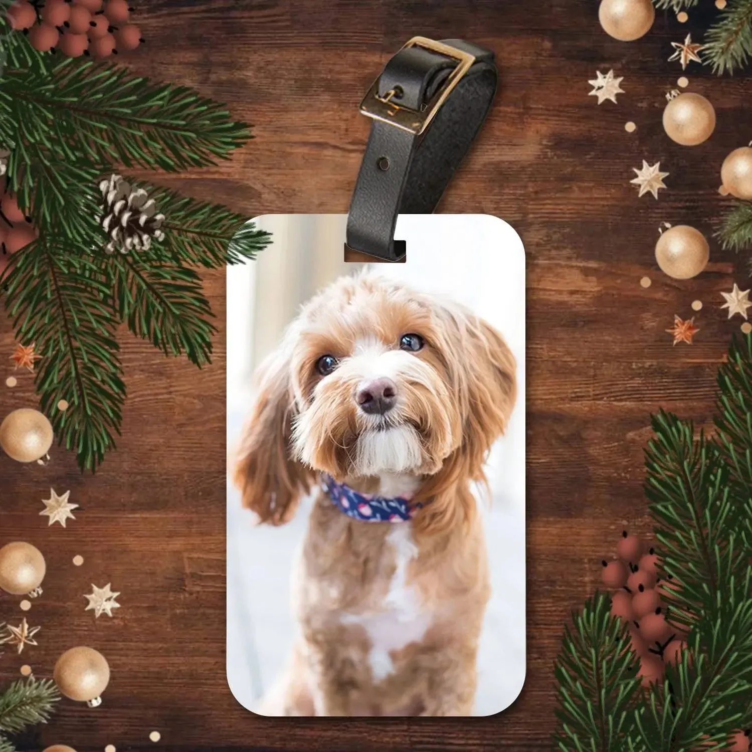 Custom Personalized Pet Photo Luggage Tags