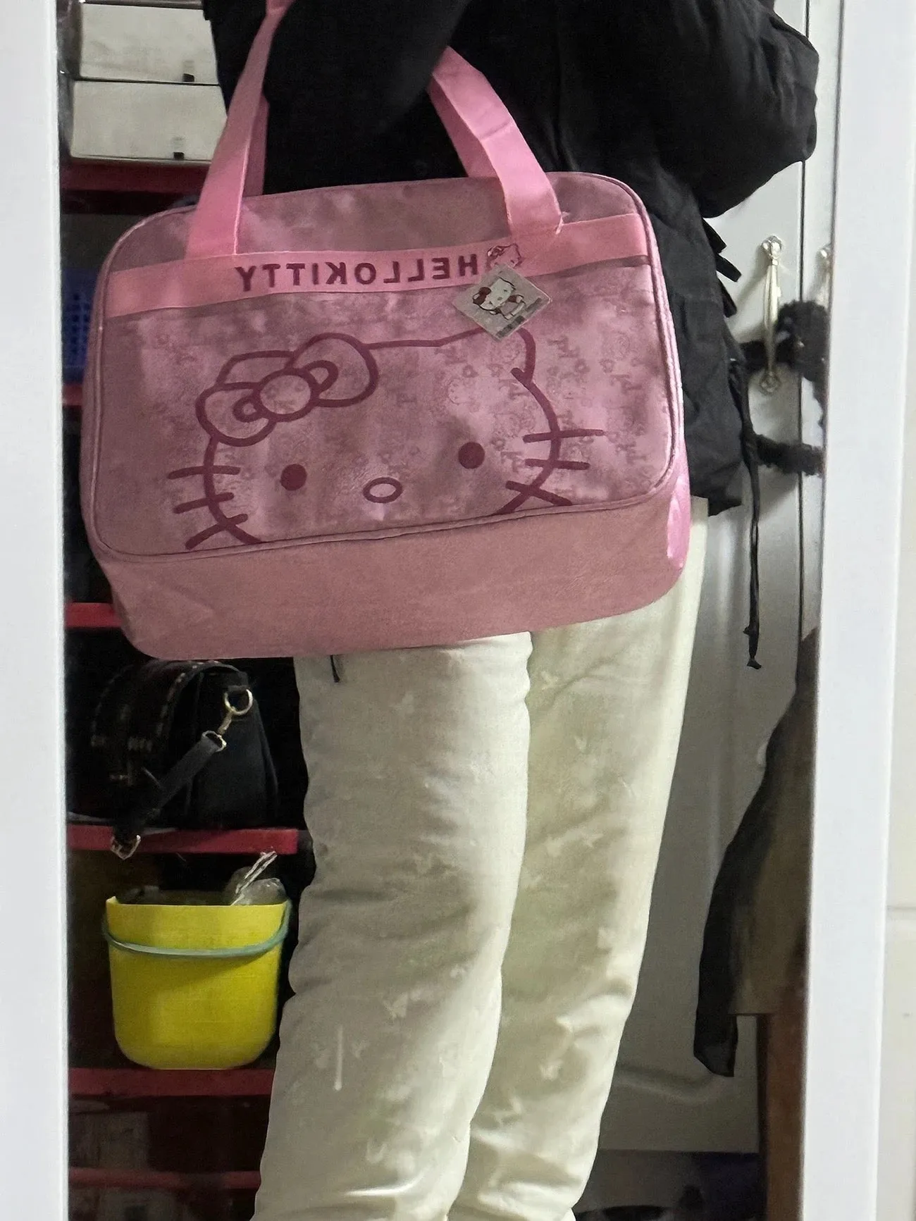 Cute KT Cat Crossbody Travel Bag - Maternity & Short Trip Bag