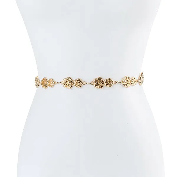 Dainty Flower Waist Belt