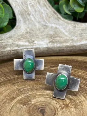 Denver Sterling Nevada Turquoise Cross Ring