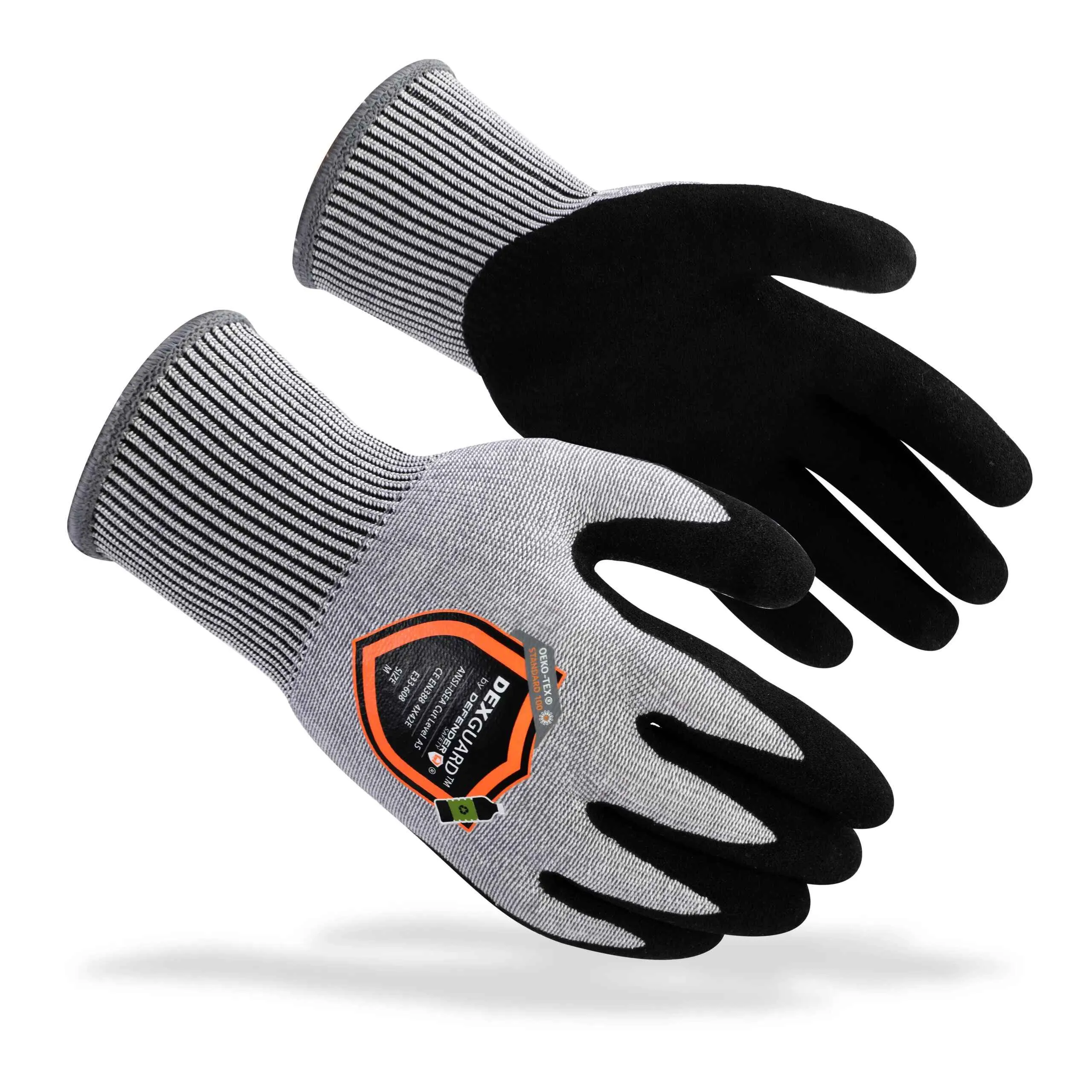 DEXGUARD™ A5 Cut Gloves, Cold Weather 13G Thermal Liner, Water Resistant, Level 4 Abrasion Resistant, Latex Coated