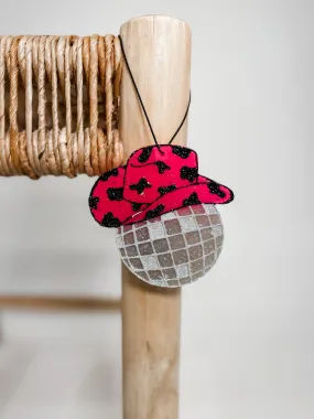 Disco Cowgirl Hat Car Freshie, Assorted Scents