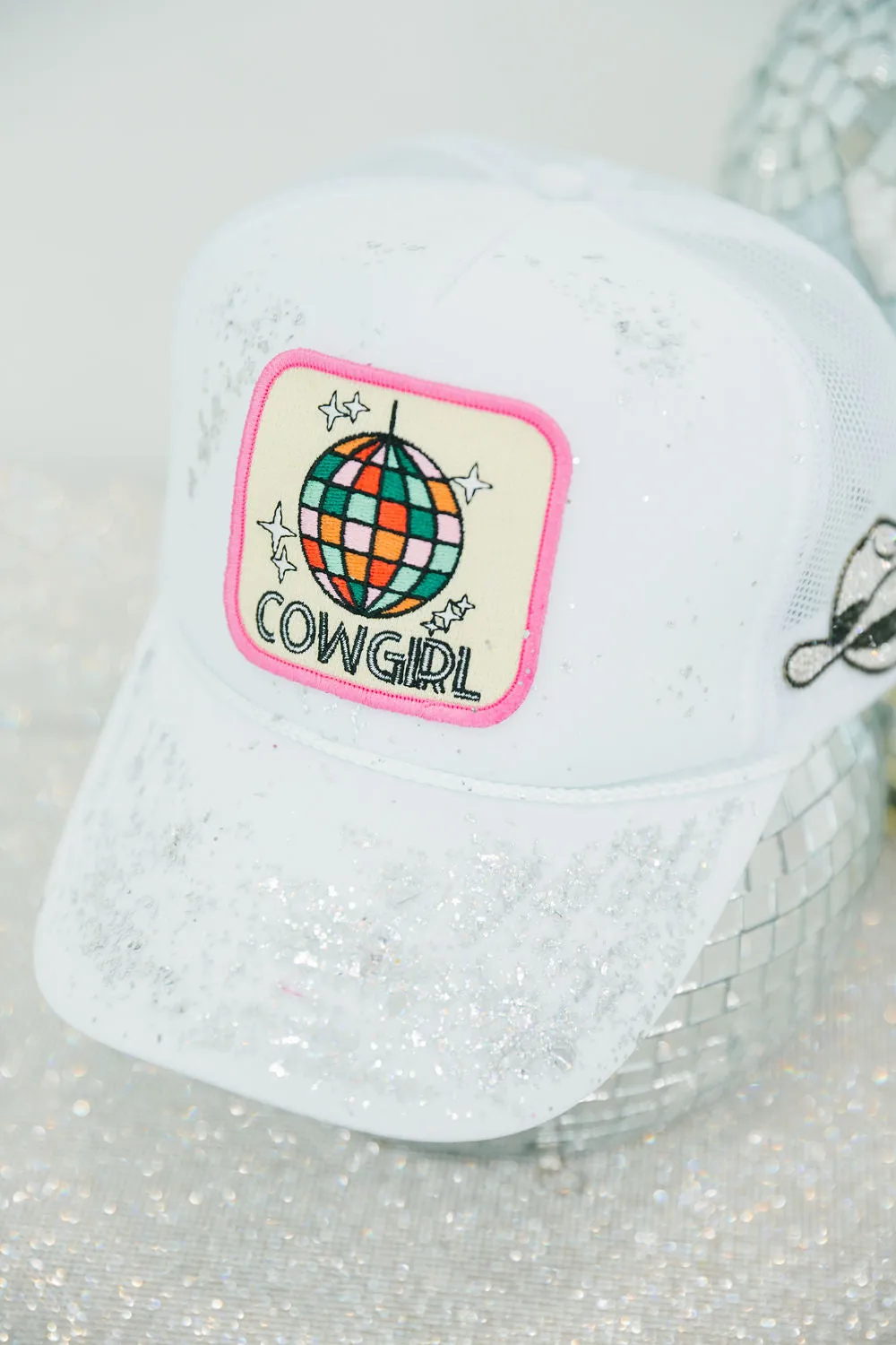 DISCO COWGIRL TRUCKER HAT
