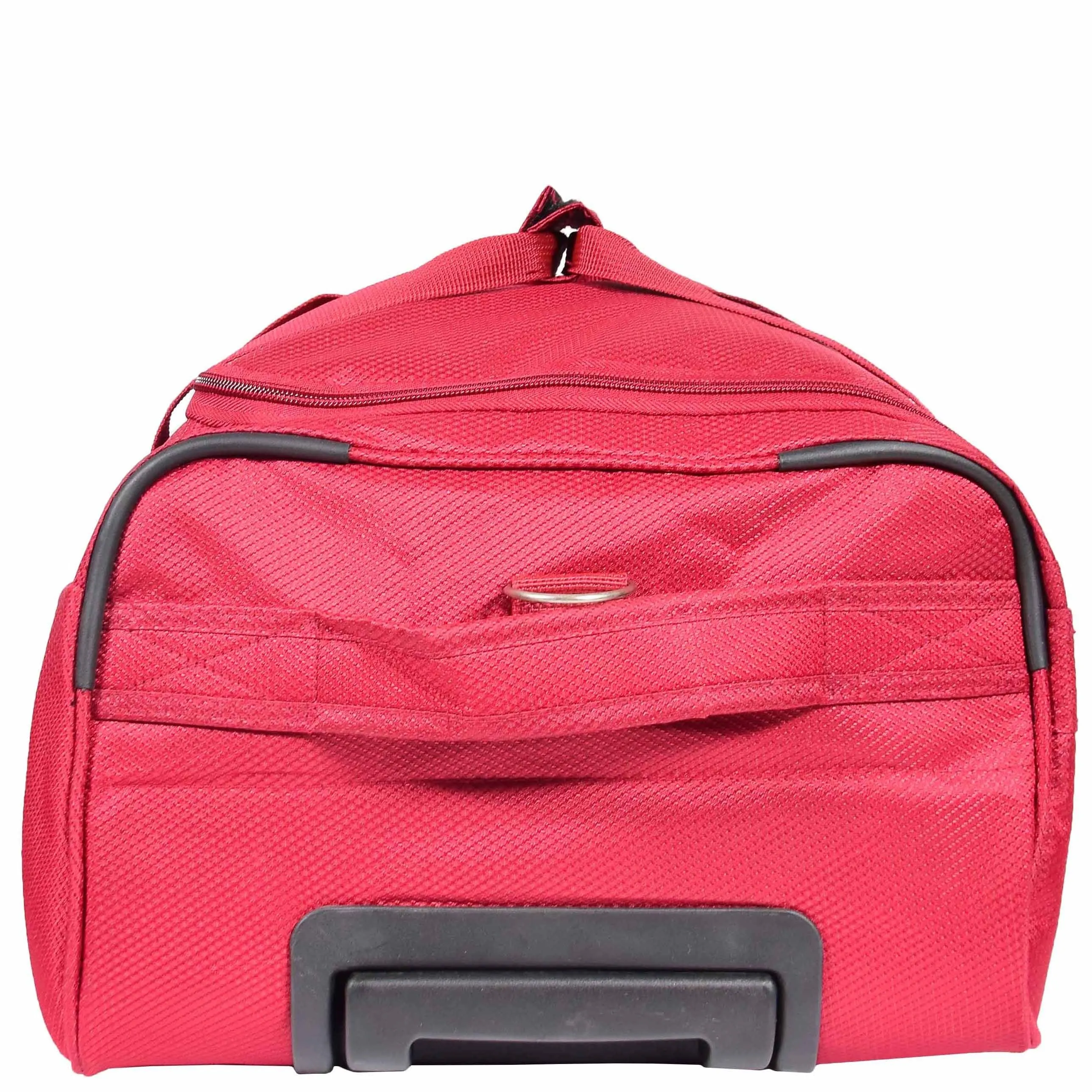 DR638 Weekend Travel Mid Size Bag Wheeled Holdall Duffle Red