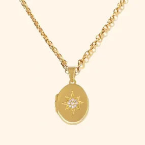 Egg Locket Necklace
