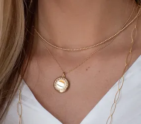 Enewton 16" Necklace Gold - Cherish Small Gold Locket