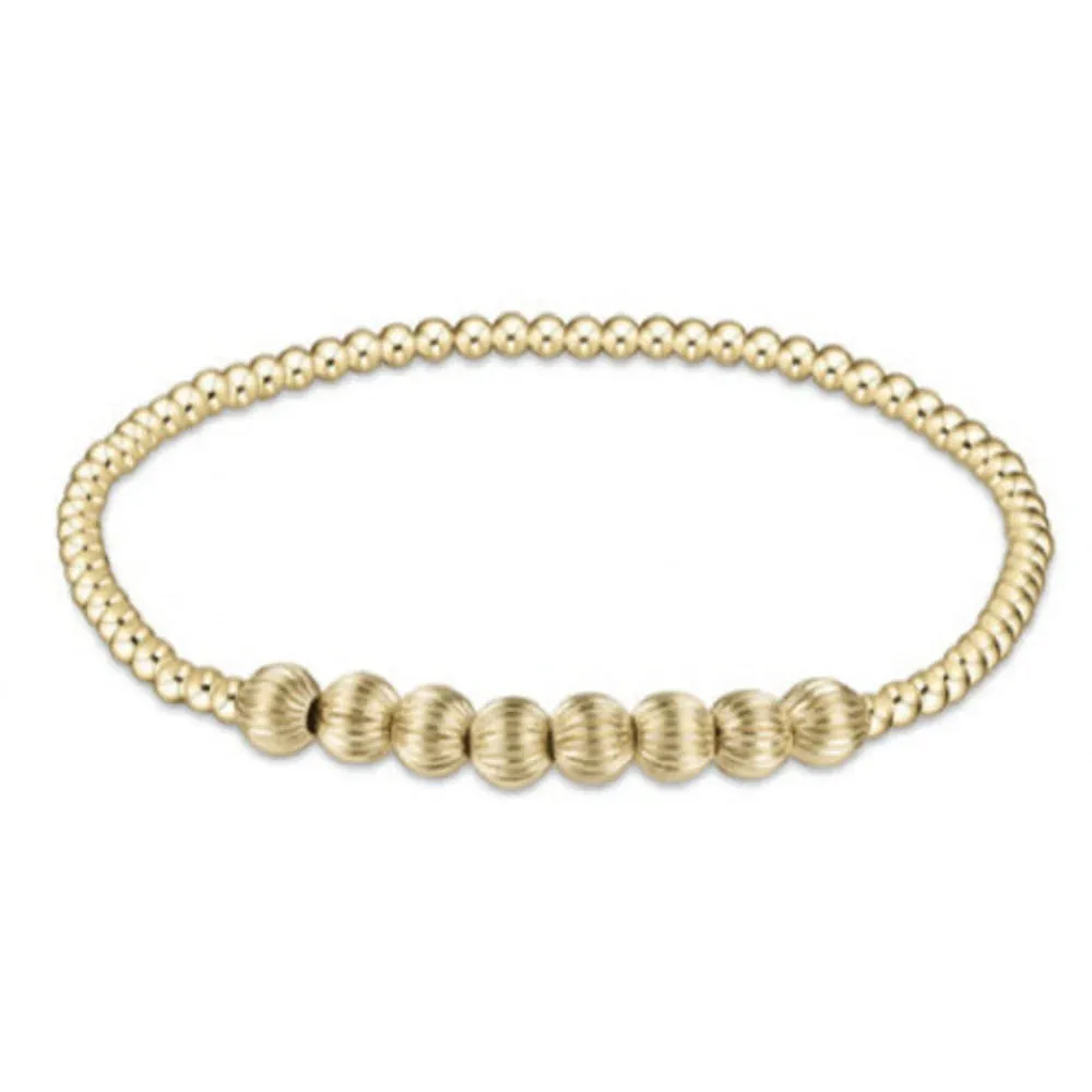 Enewton Dignity Beaded Bliss 2.5mm Bead Bracelet 5mm Gold