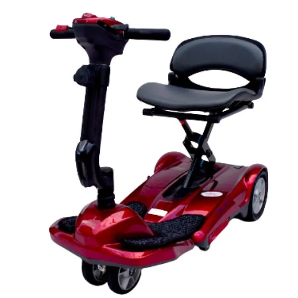 EV Rider Transport M Lightweight Folding Scooter - Electromagnetic Brakes For Safety Anti-Flat Tires For Seniors