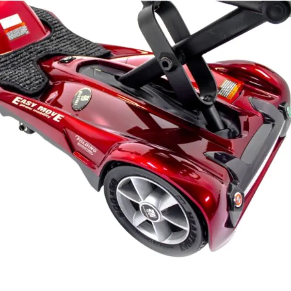 EV Rider Transport M Lightweight Folding Scooter - Electromagnetic Brakes For Safety Anti-Flat Tires For Seniors