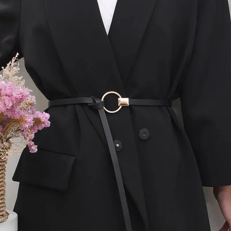 Fashion Women Waist Belt Adjustable Knot Skinny Belt for Women Casual Dress Belts