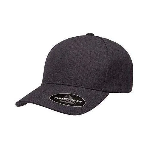 Flexfit Delta 180 Hat Seamless Fitted Cap Closed Back Stretch-fitted Performance Hat