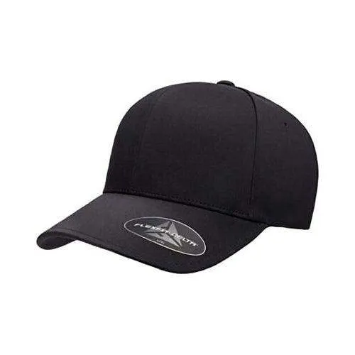 Flexfit Delta 180 Hat Seamless Fitted Cap Closed Back Stretch-fitted Performance Hat
