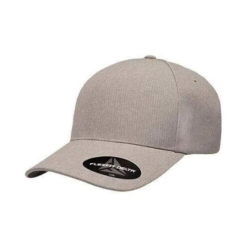 Flexfit Delta 180 Hat Seamless Fitted Cap Closed Back Stretch-fitted Performance Hat