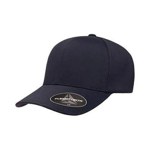 Flexfit Delta 180 Hat Seamless Fitted Cap Closed Back Stretch-fitted Performance Hat