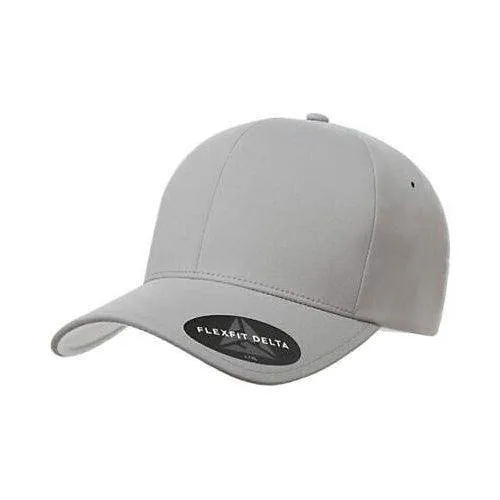 Flexfit Delta 180 Hat Seamless Fitted Cap Closed Back Stretch-fitted Performance Hat