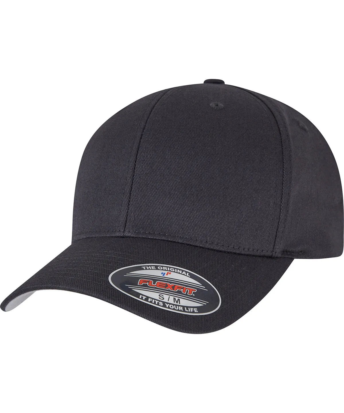 Flexfit fitted baseball cap (6277) | Charcoal
