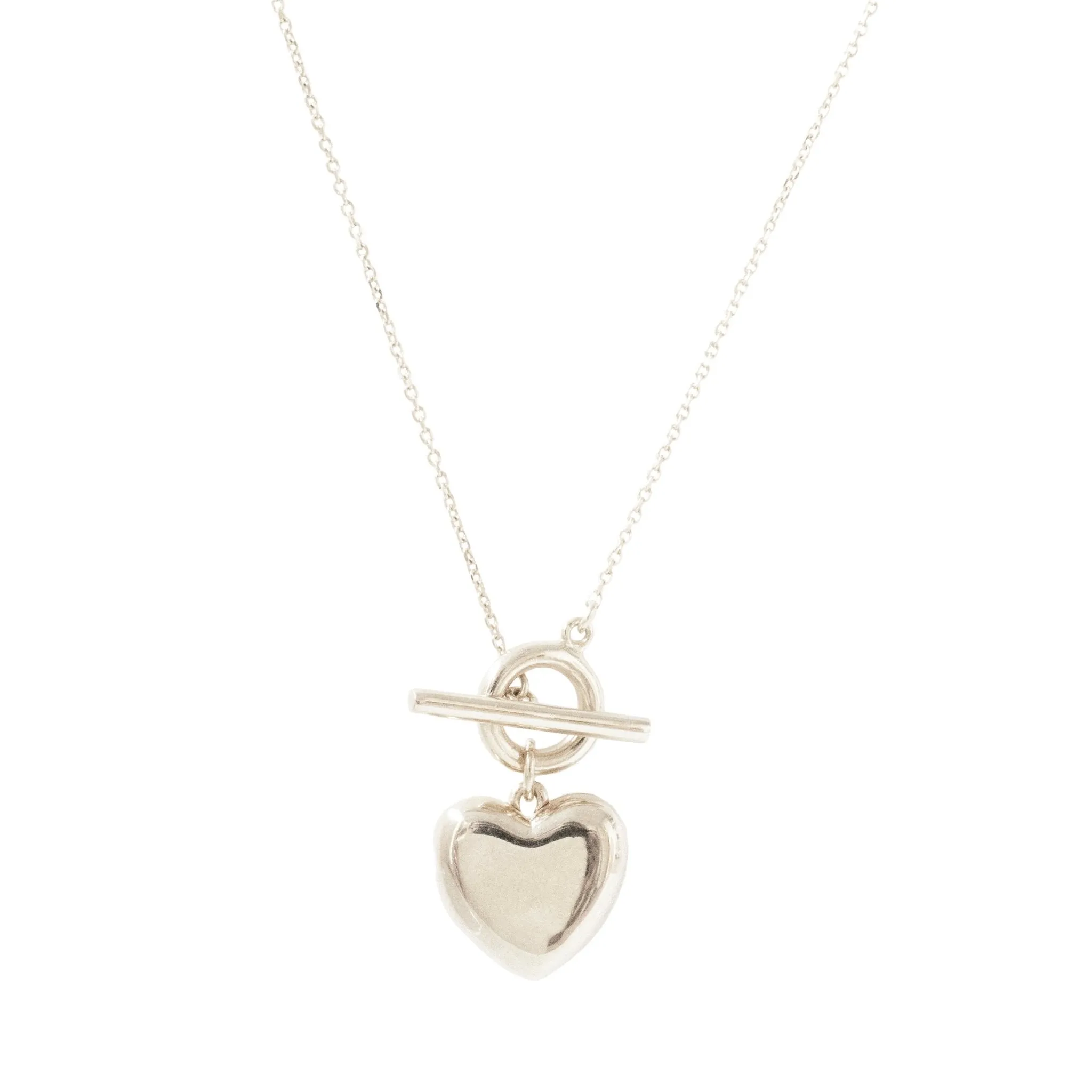 FRAICHE MINI SWEETHEART LOCKET NECKLACE - SILVER
