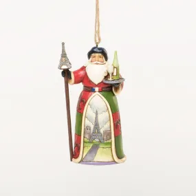French Santa Ornament