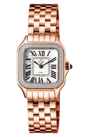 GEVRIL GV2 MILAN DIAMOND DIAL BRACELET WATCH