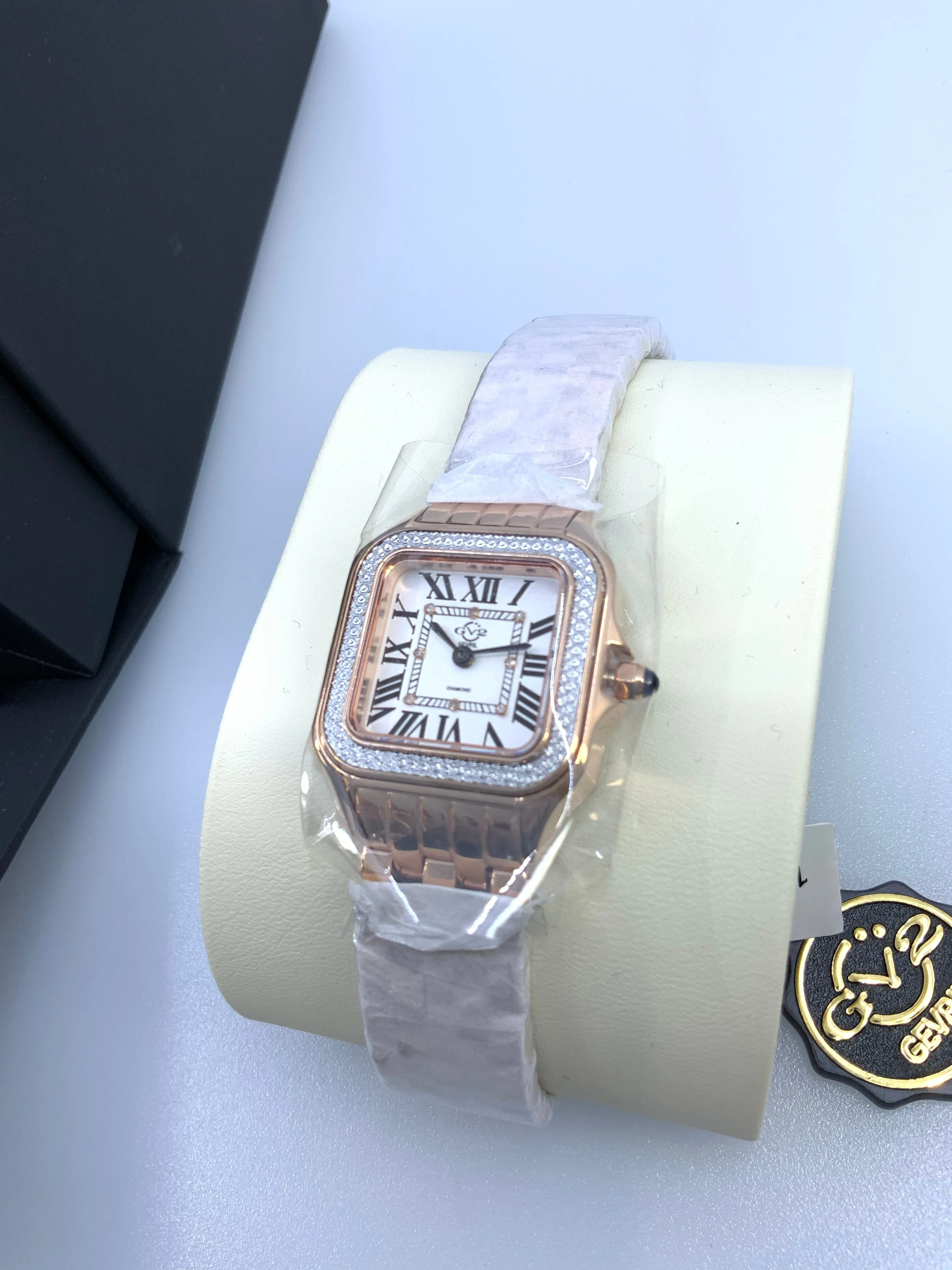 GEVRIL GV2 MILAN DIAMOND DIAL BRACELET WATCH