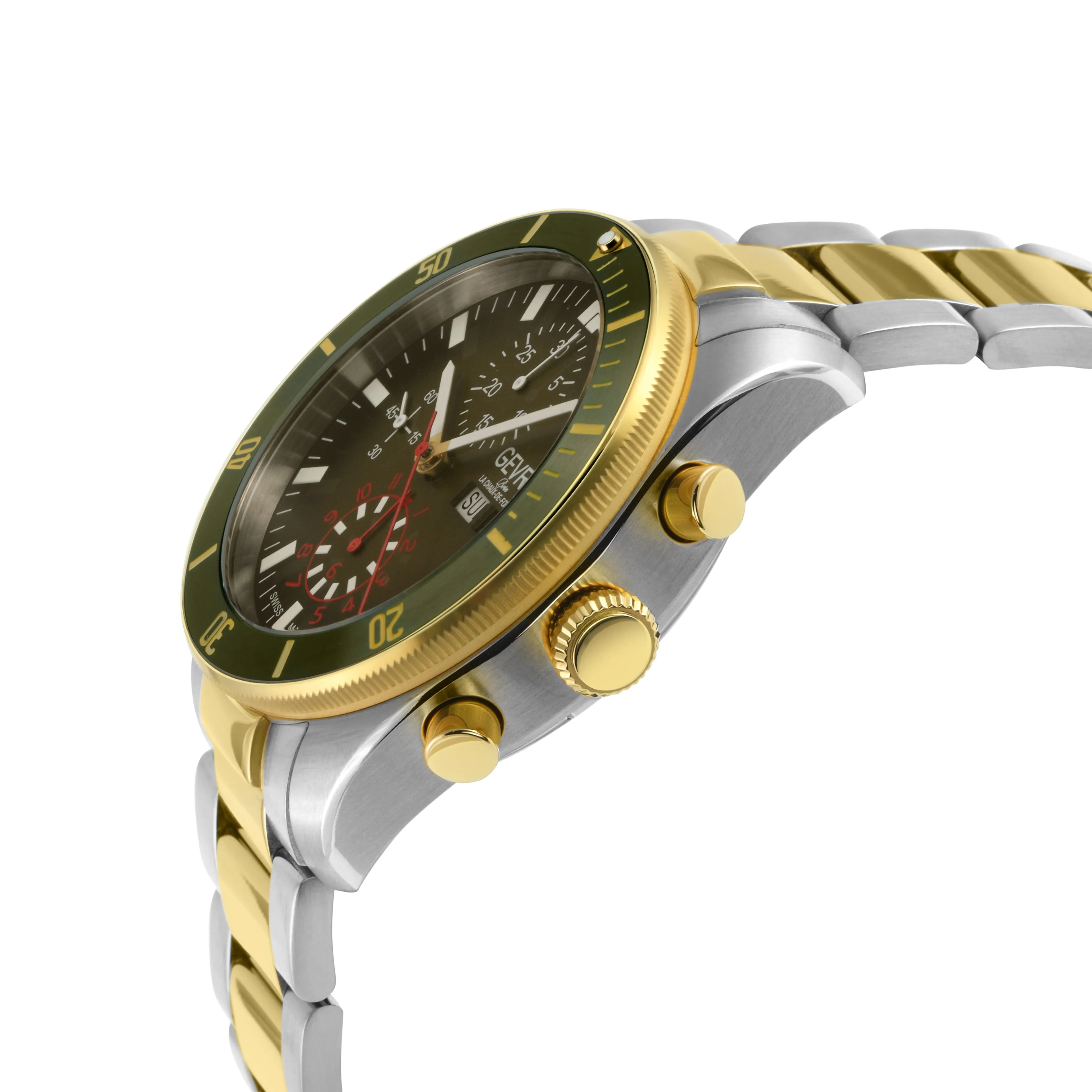 Gevril Men's Yorkville Chronograph 43mm Automatic Watch 48625B