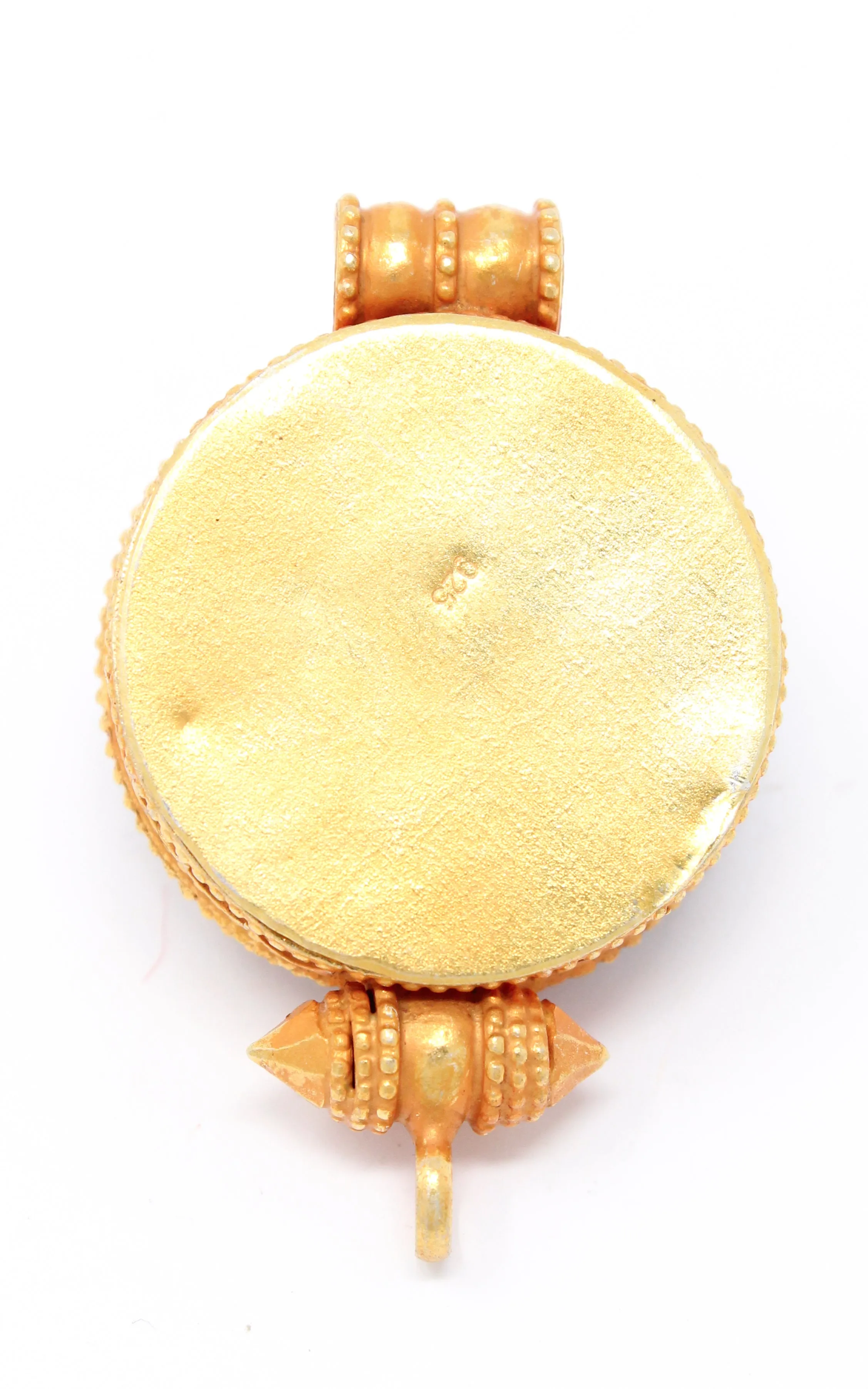 Gold Om Locket Pendant