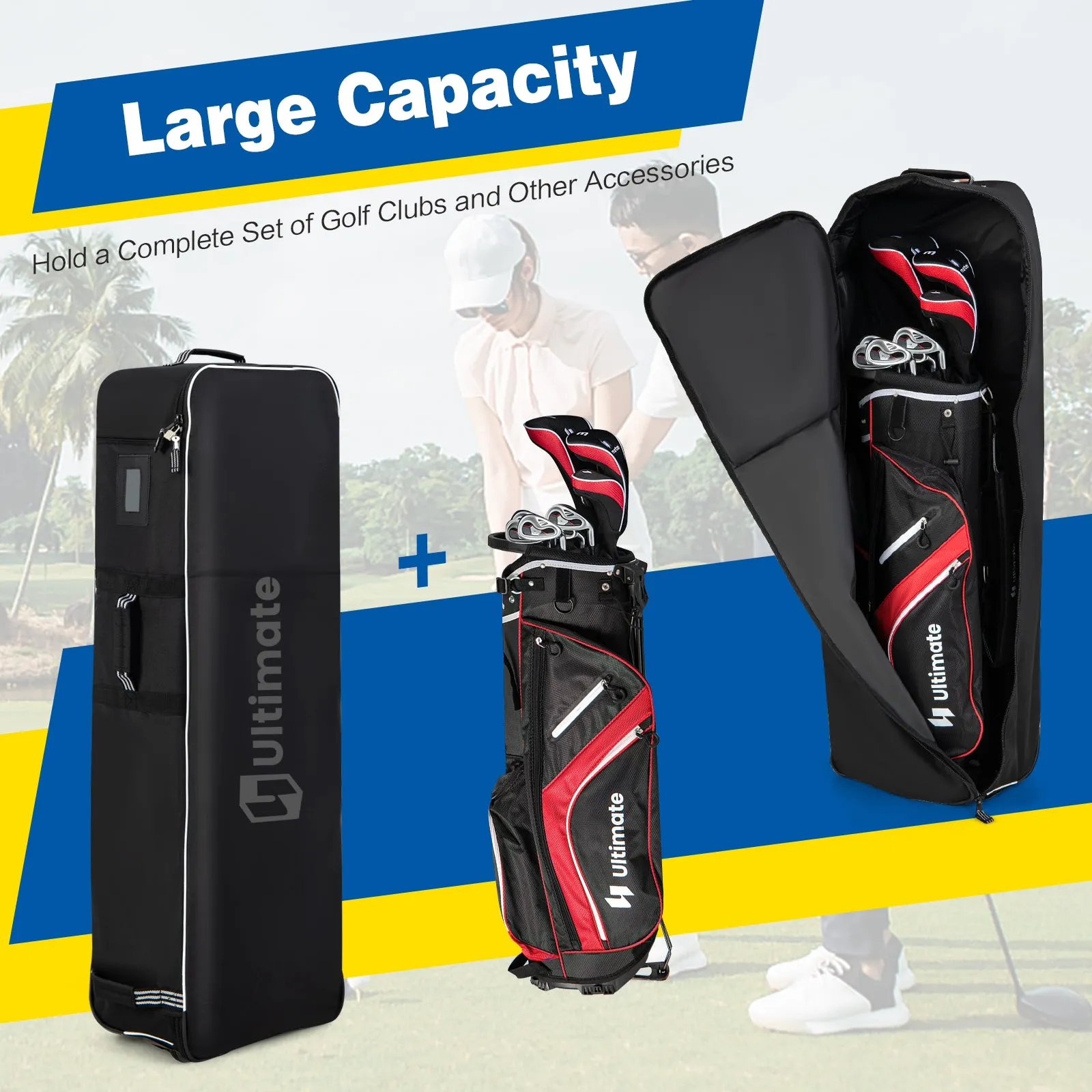 Golf Travel Bag with Wheels