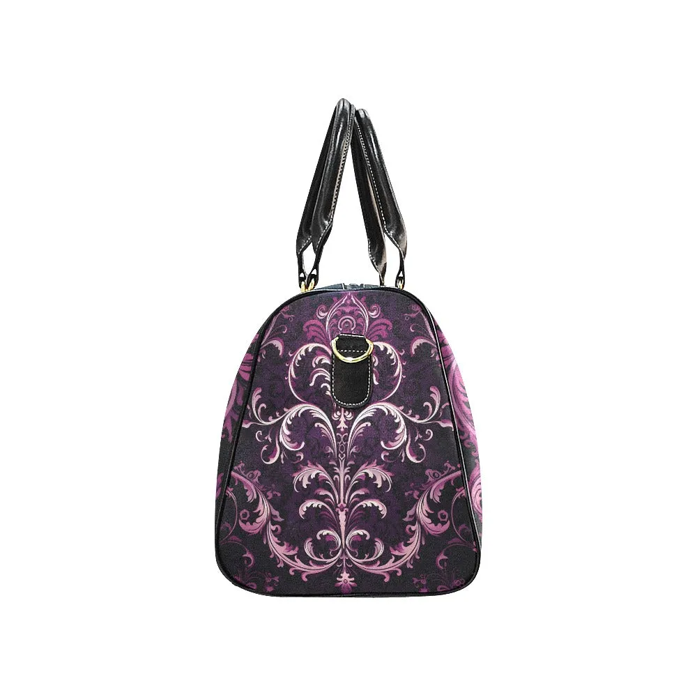 Gothic Purple Design Large Travel Bag