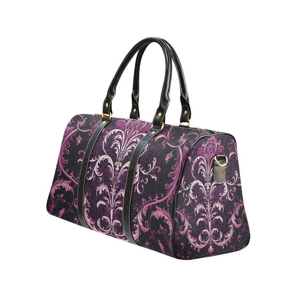 Gothic Purple Design Large Travel Bag