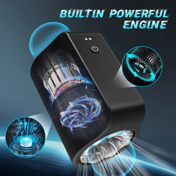 GripTwist 7X - Compact Rotating Automatic Male Masturbator