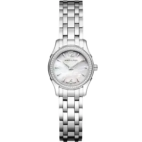 Hamilton Women's Watch - Jazzmaster Diamond Quartz Silver Tone MOP Dial | H32281197