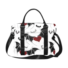 Hearts And Bats Large Capacity Duffle Bag