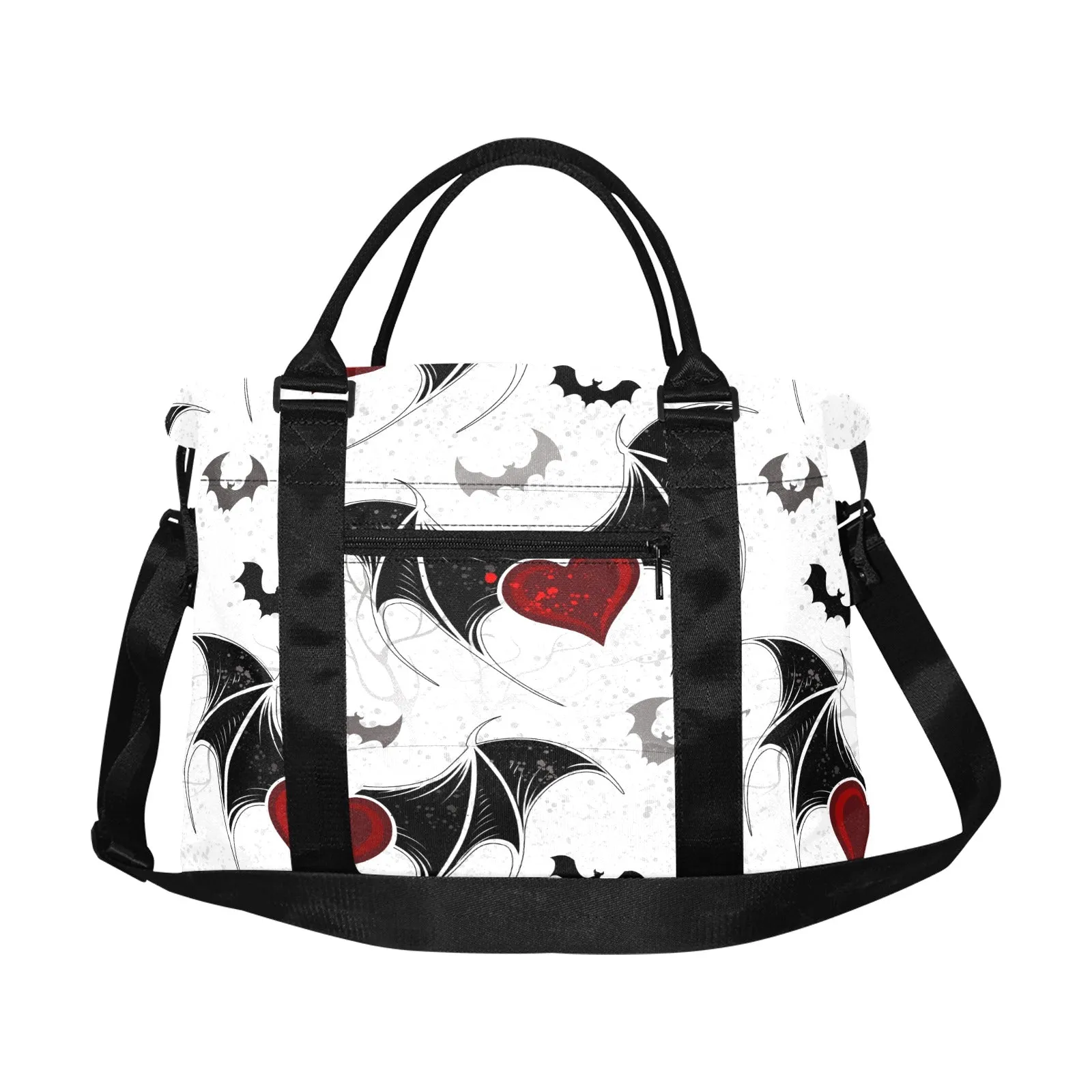 Hearts And Bats Large Capacity Duffle Bag