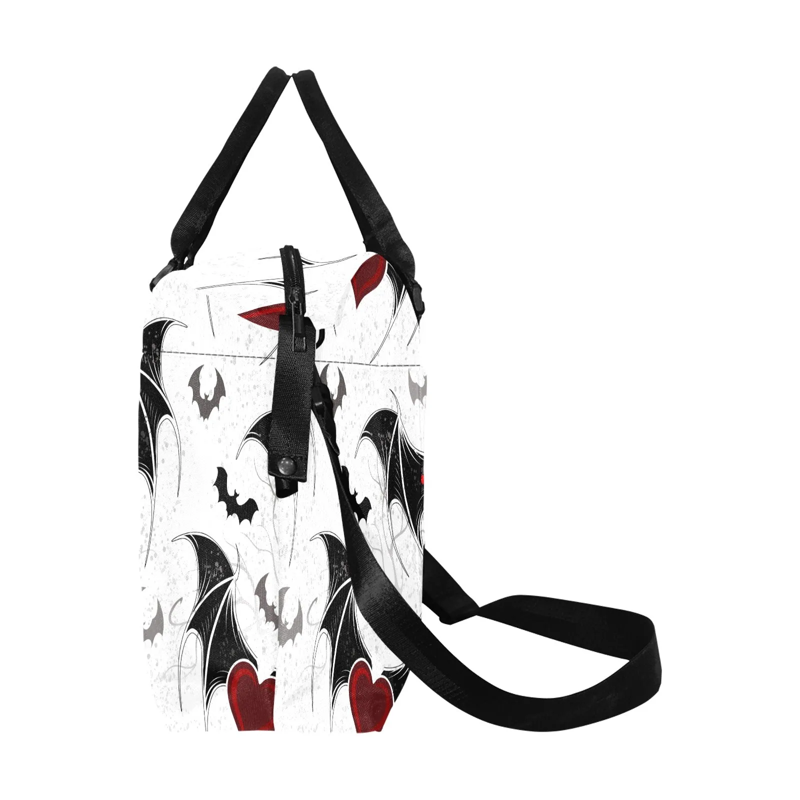 Hearts And Bats Large Capacity Duffle Bag