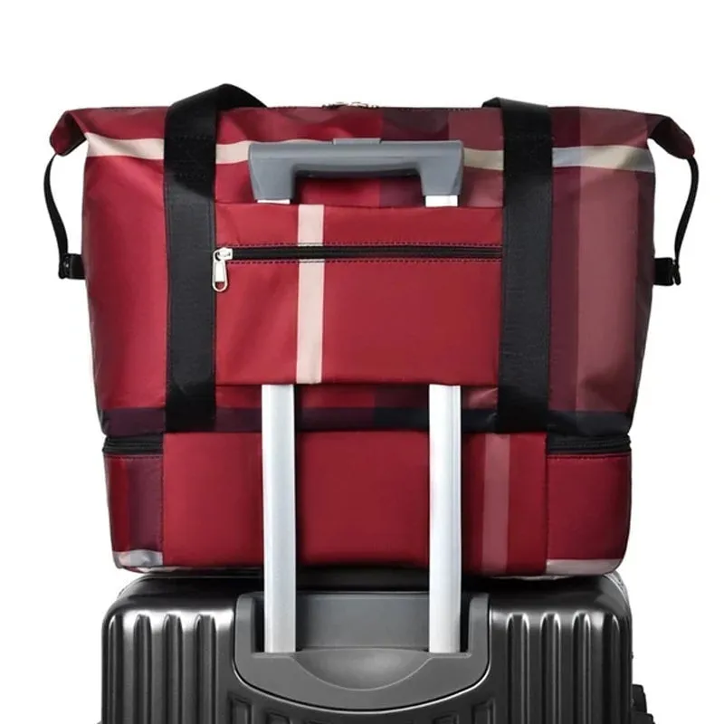 High-capacity Double-layer Wet Separation Travelling Bag