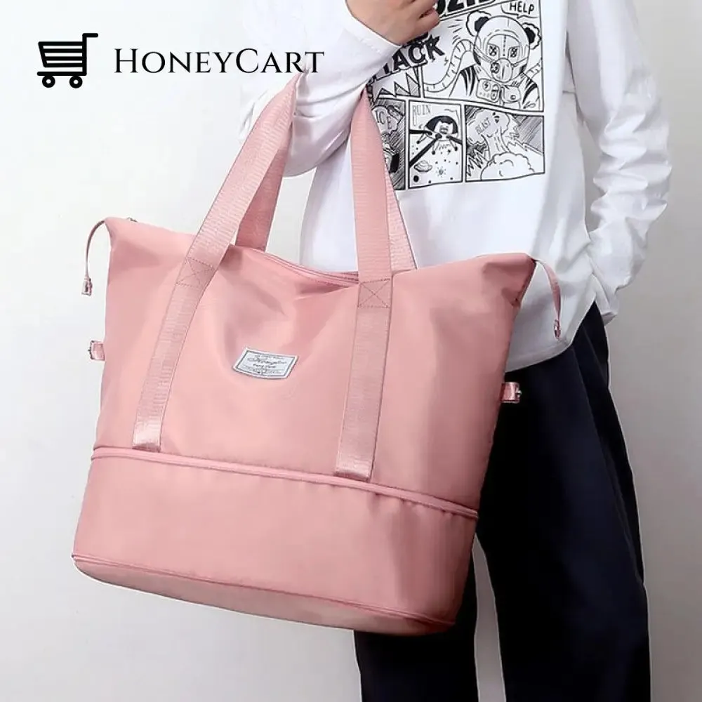 High-capacity Double-layer Wet Separation Travelling Bag