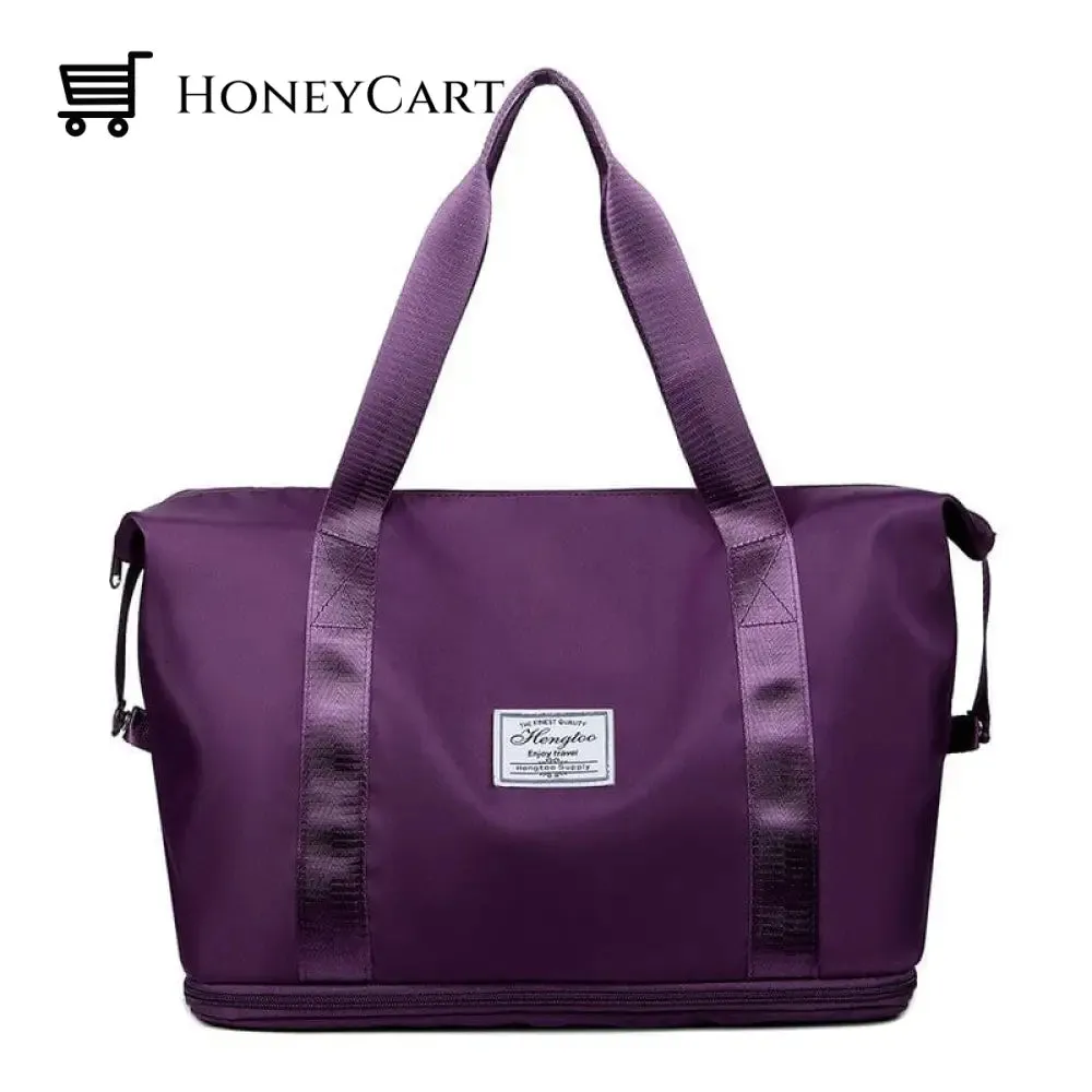 High-capacity Double-layer Wet Separation Travelling Bag