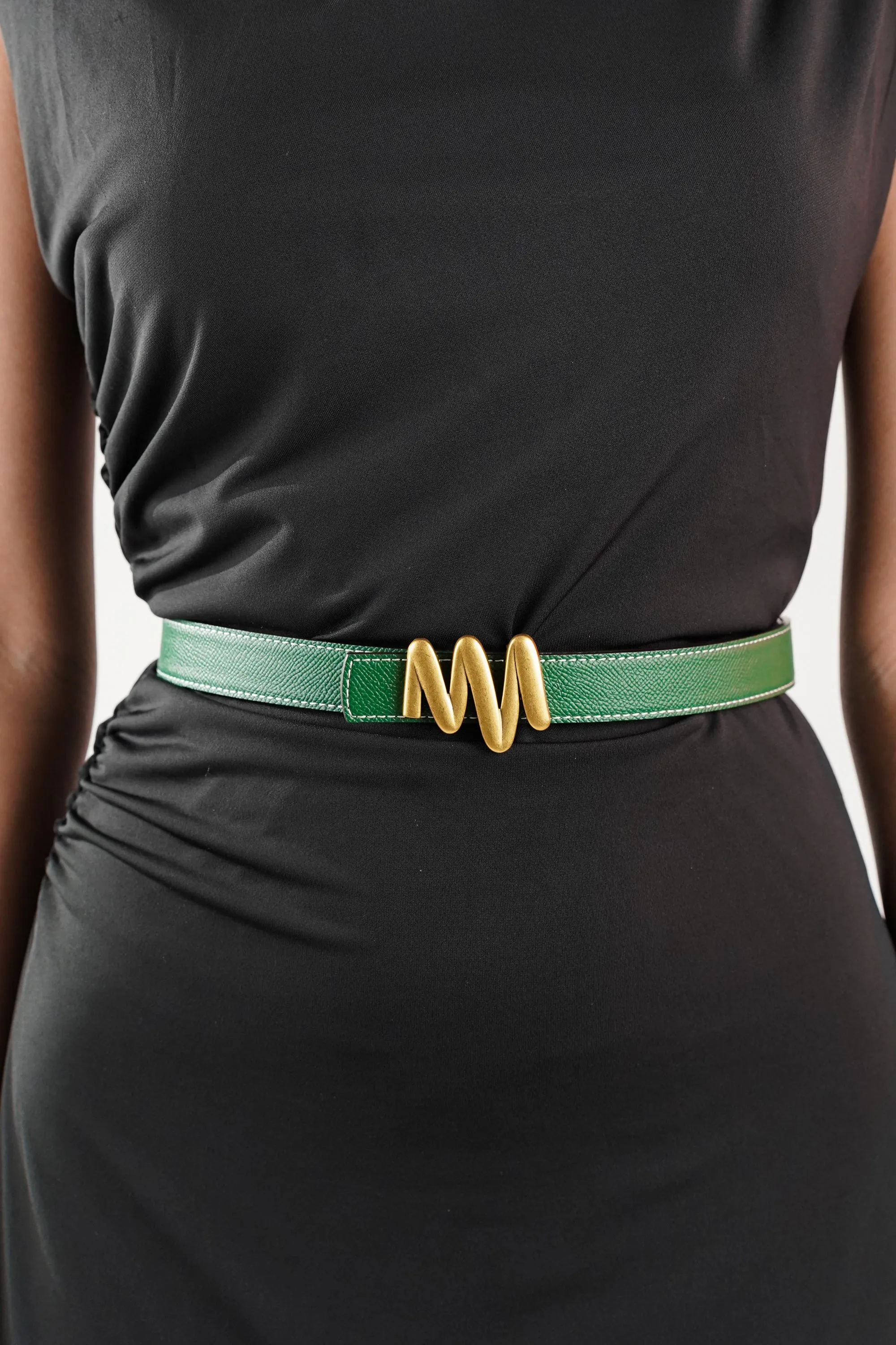 Hot Red & Green Beat Reversible Belt