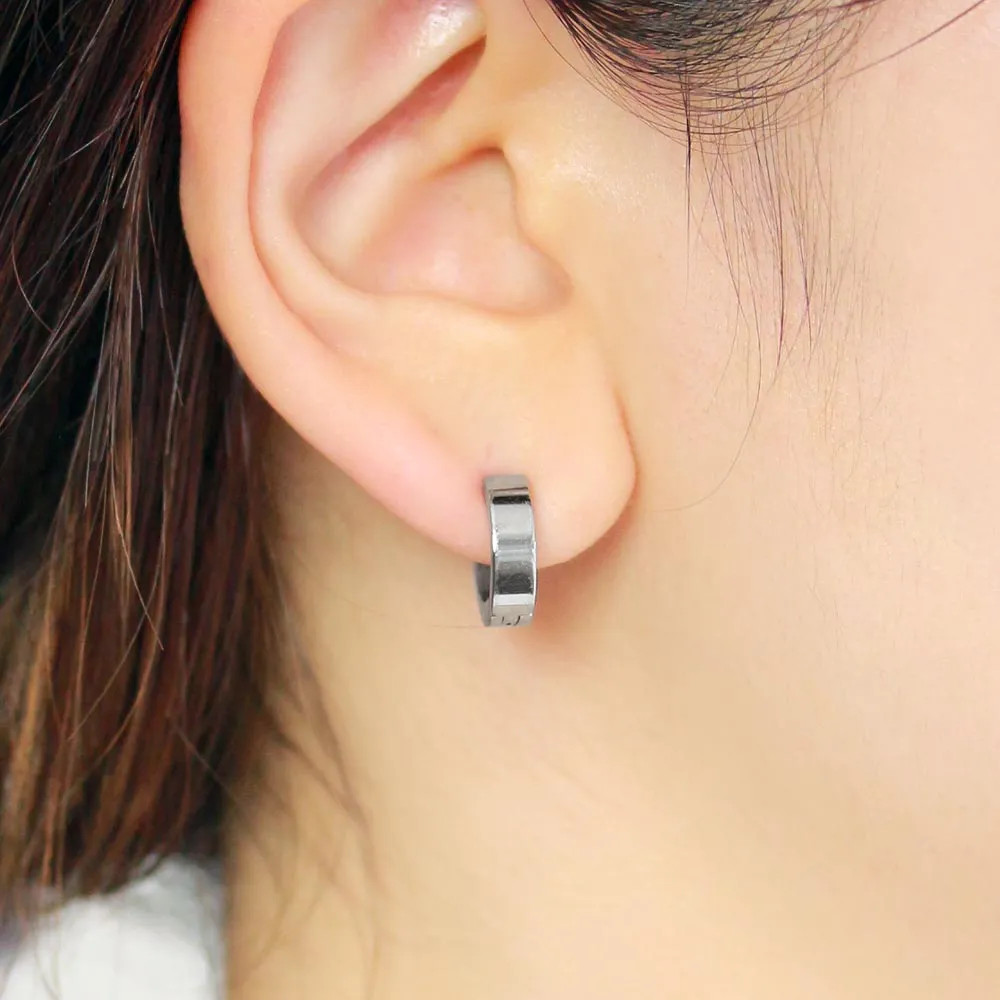 Huggie Hoop Clip On Earrings