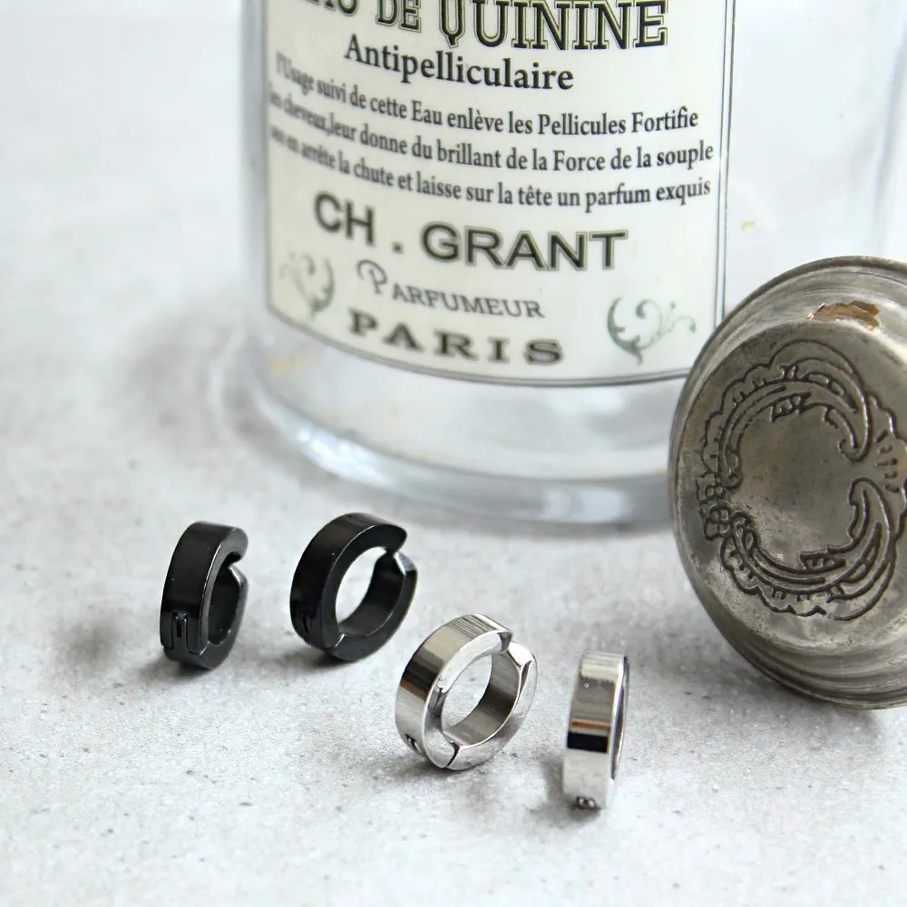 Huggie Hoop Clip On Earrings