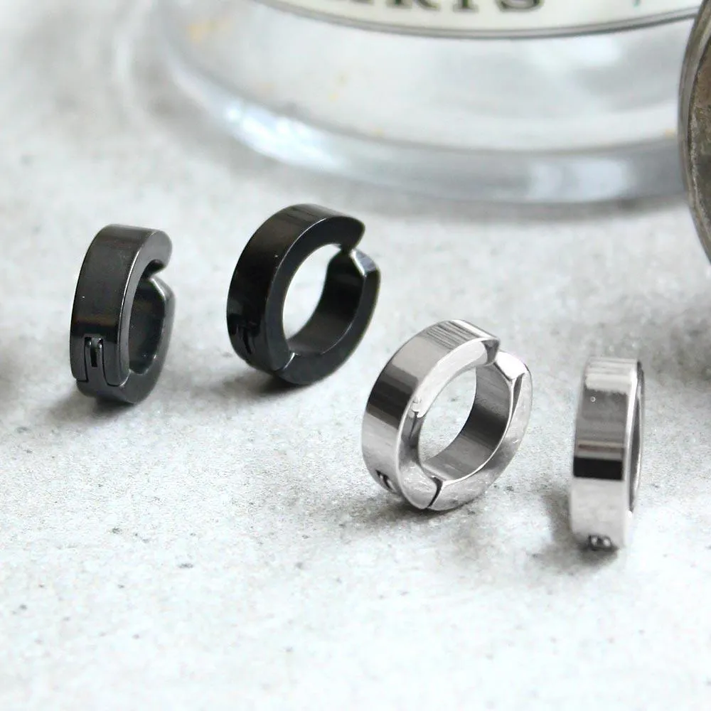 Huggie Hoop Clip On Earrings