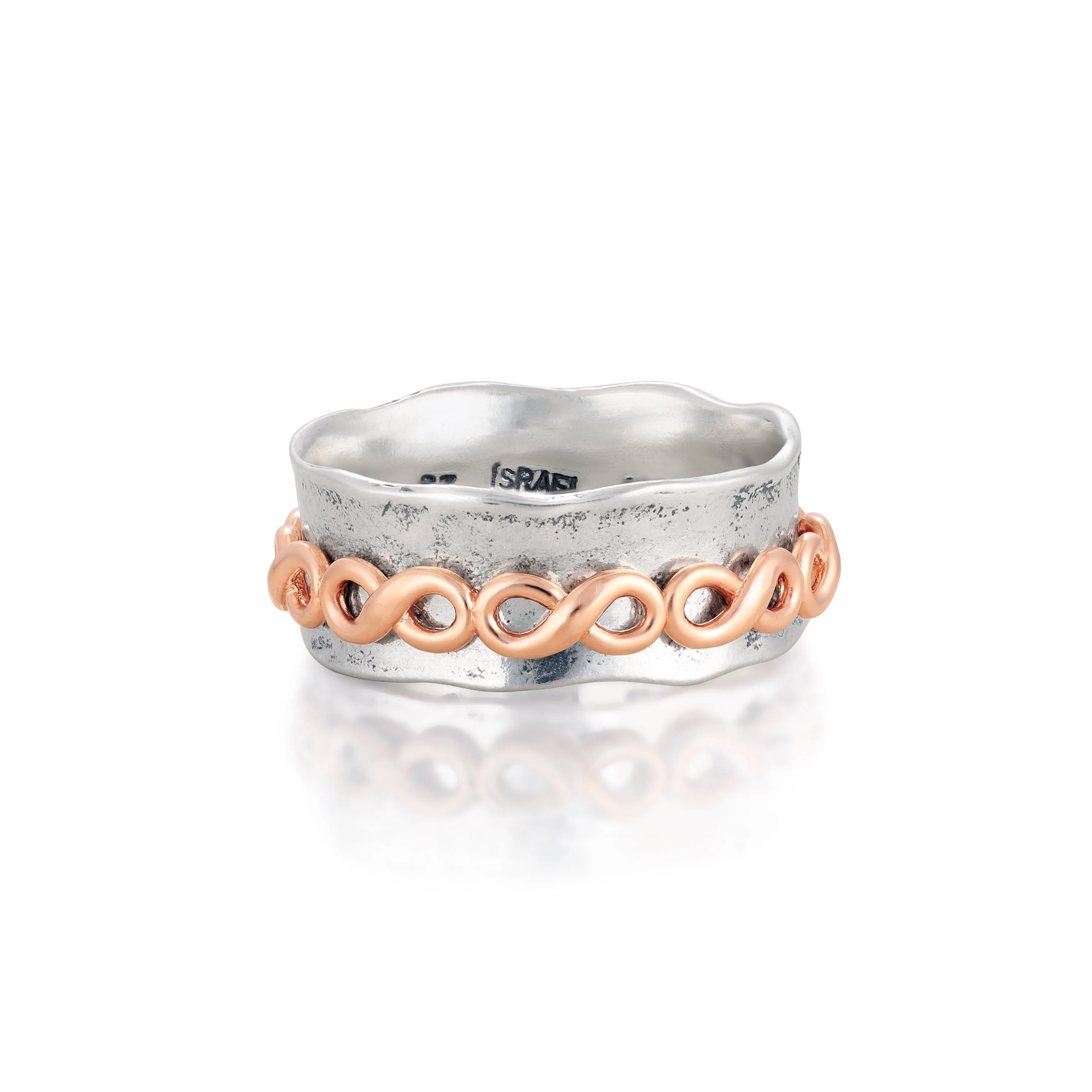 Infinity Spinner Ring
