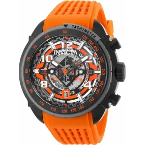 Invicta Men's Chronograph Watch - S1 Rally Quartz Orange Silicone Rubber Strap | 36368