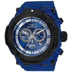 Invicta Men's Quartz Watch - Shaq Chronograph Blue Stainless Steel Bracelet | 33664